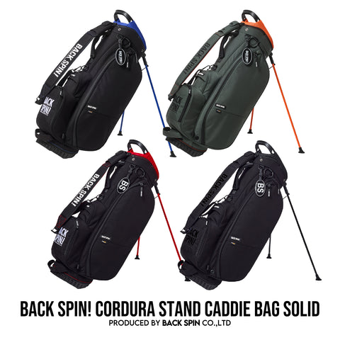 【BACK SPIN!】CORDURA NYLON CADDIE BAG-SOLID-