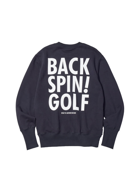 【BACK SPIN!】ATHLEISURE SWEAT SHIRT with POCKETS