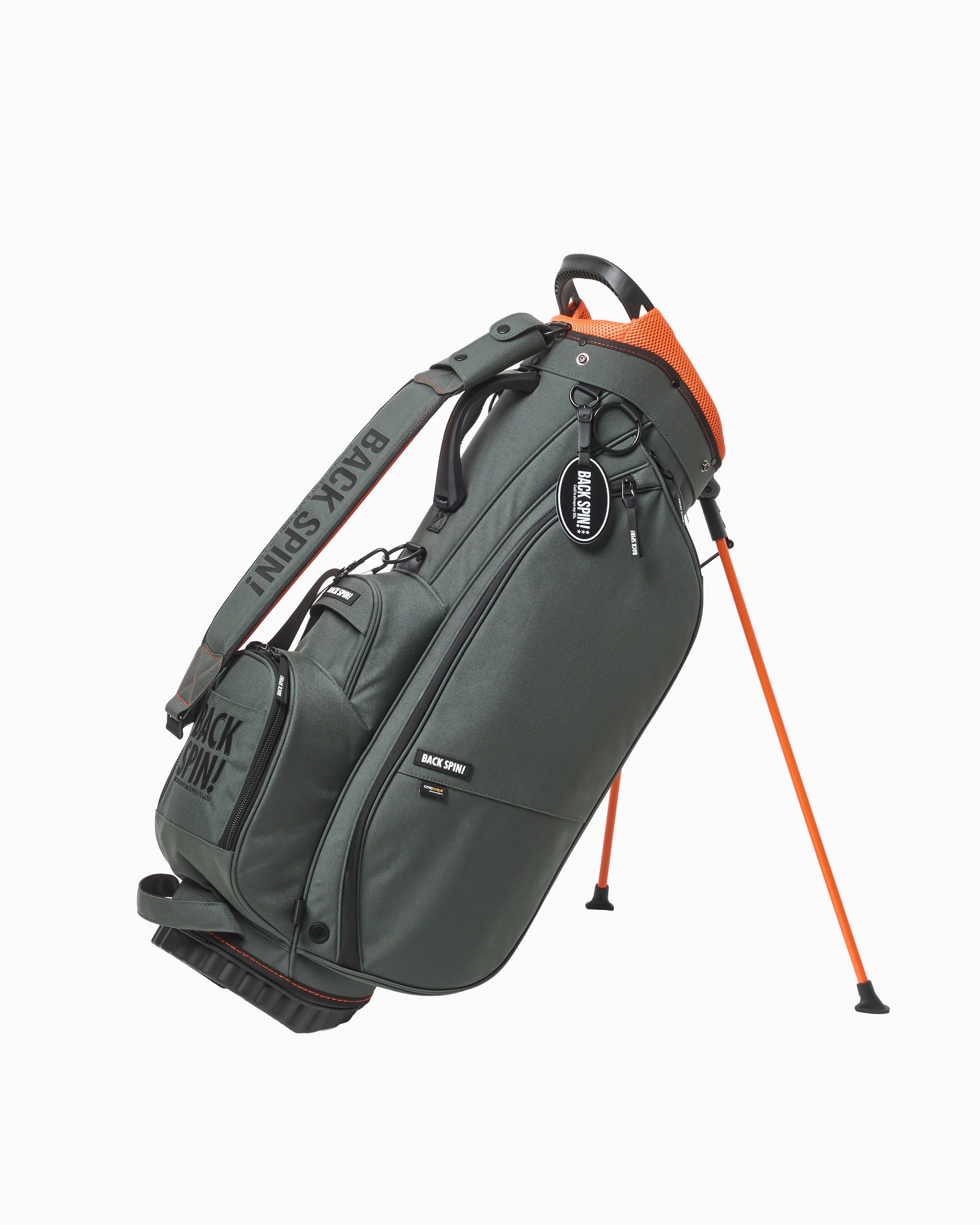 BACK SPIN!】CORDURA NYLON CADDIE BAG-SOLID- – バックスピン！ゴルフ