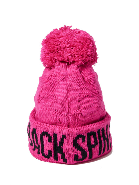 BACK SPIN! KNIT CAP WITH A BRIM