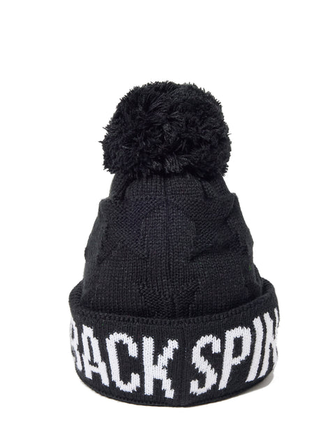 BACK SPIN! KNIT CAP WITH A BRIM