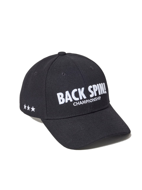 BACK SPIN! Curved Brim Cap