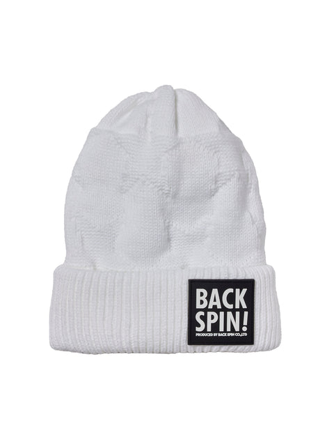 BACK SPIN! STAR KNIT CAP