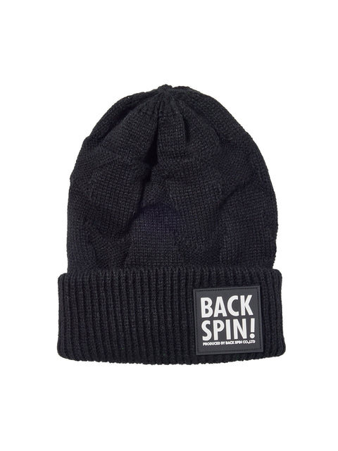 BACK SPIN! STAR KNIT CAP