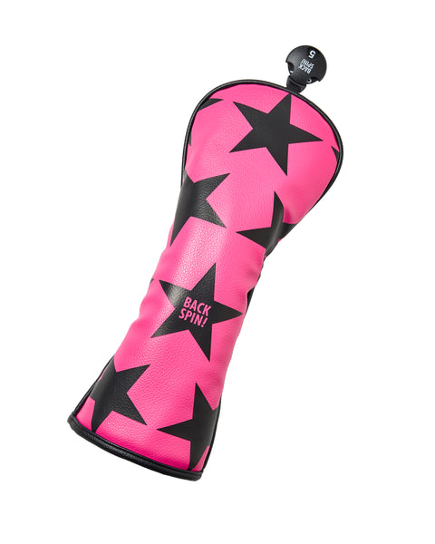 【BACK SPIN!】PU STAR HEAD COVER for Fairway Wood (BSBB02H505)