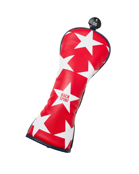 【BACK SPIN!】PU STAR HEAD COVER for Fairway Wood (BSBB02H505)