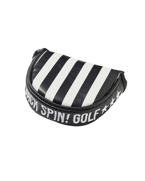 BACK SPIN! STRIPE PUTTER HEAD COVER FOR MALLET