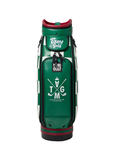 再入荷！【TAM!GOLF】CHECKER CART TYPE CADDIE BAG(TGBD01C101)