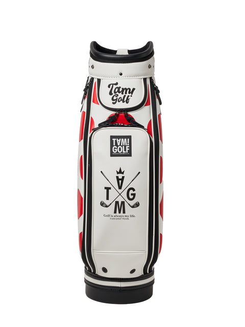 再入荷！【TAM!GOLF】CHECKER CART TYPE CADDIE BAG(TGBD01C101)