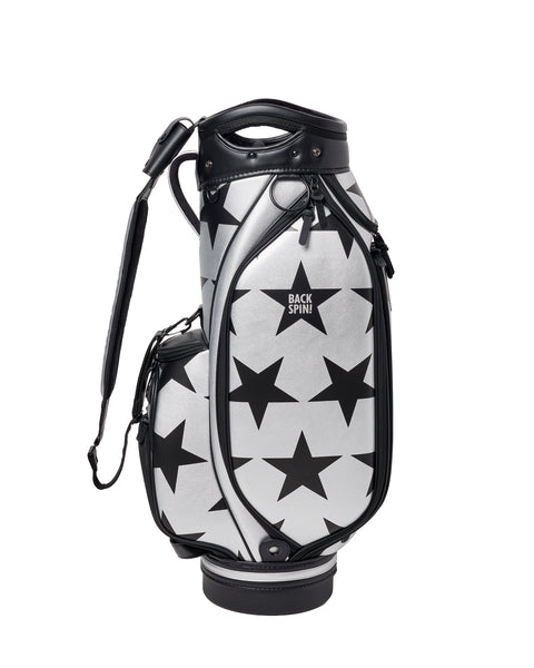 【BACK SPIN!】GOLF BAG - STAR 2025-26 Model (White Black Navy Red Pink Green Silver)