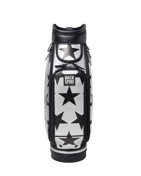 【BACK SPIN!】GOLF BAG - STAR 2025-26 Model (White Black Navy Red Pink Green Silver)