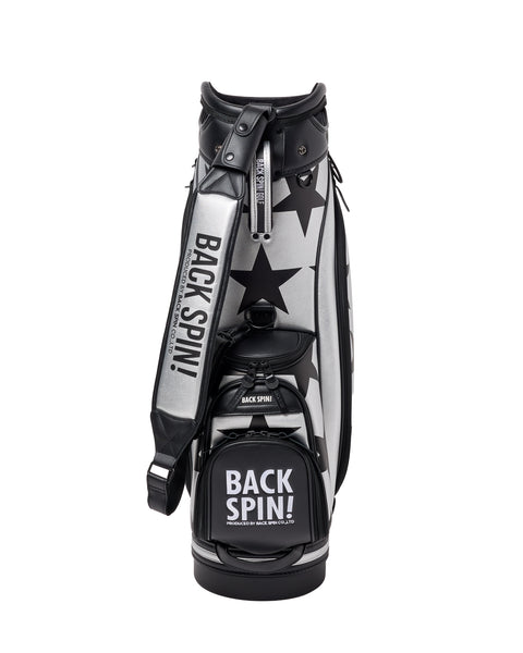 【BACK SPIN!】GOLF BAG - STAR 2025-26 Model (White Black Navy Red Pink Green Silver)
