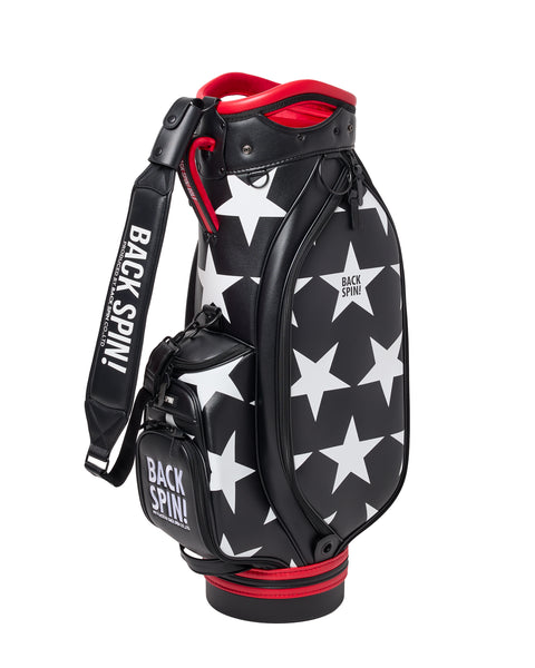 【BACK SPIN!】GOLF BAG - STAR 2025-26 Model (White Black Navy Red Pink Green Silver)