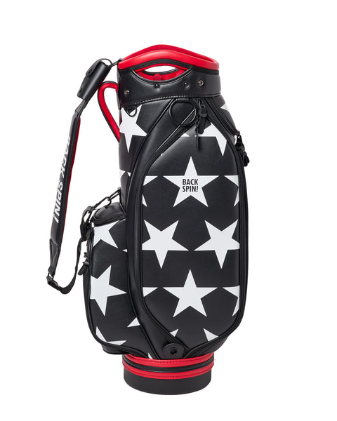 【BACK SPIN!】GOLF BAG - STAR 2025-26 Model (White Black Navy Red Pink Green Silver)