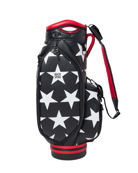 【BACK SPIN!】GOLF BAG - STAR 2025-26 Model (White Black Navy Red Pink Green Silver)