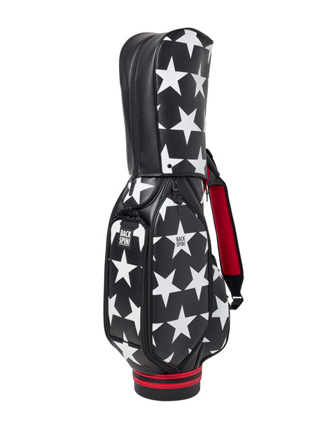 【BACK SPIN!】GOLF BAG - STAR 2025-26 Model (White Black Navy Red Pink Green Silver)