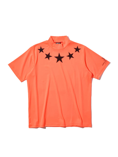 【BACK SPIN!】STAR MOCK NECK T-shirt