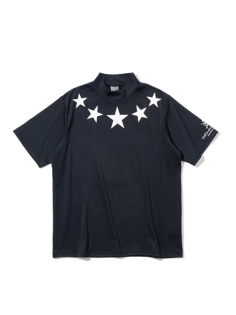 【BACK SPIN!】STAR MOCK NECK T-shirt