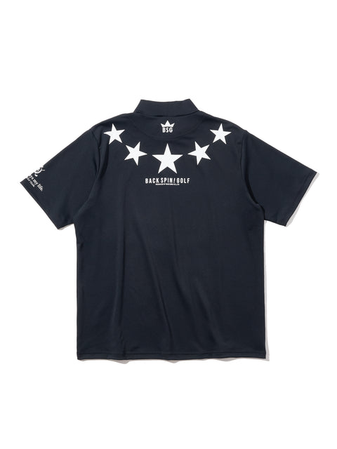 【BACK SPIN!】STAR MOCK NECK T-shirt