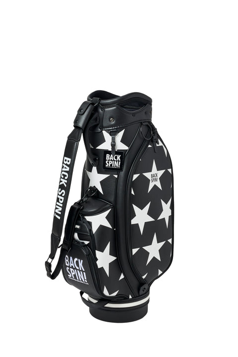 NEW【BACK SPIN!】GOLF BAG - STAR 2024-25 Model (White Black Navy Red Pink Green)