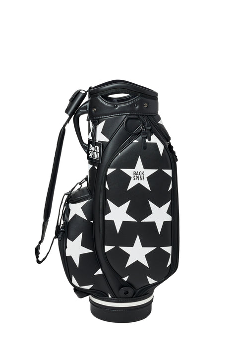 NEW【BACK SPIN!】GOLF BAG - STAR 2024-25 Model (White Black Navy Red Pink Green)