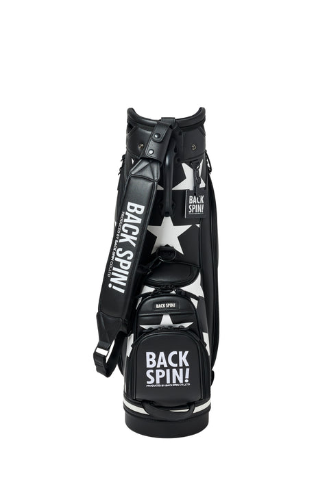 NEW【BACK SPIN!】GOLF BAG - STAR 2024-25 Model (White Black Navy Red Pink Green)