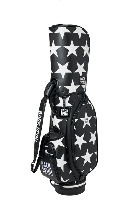 NEW【BACK SPIN!】GOLF BAG - STAR 2024-25 Model (White Black Navy Red Pink Green)