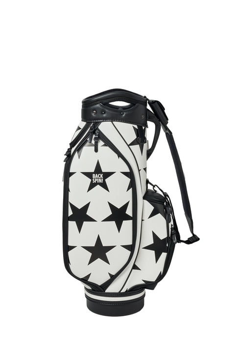 NEW【BACK SPIN!】GOLF BAG - STAR 2024-25 Model (White Black Navy Red Pink Green)