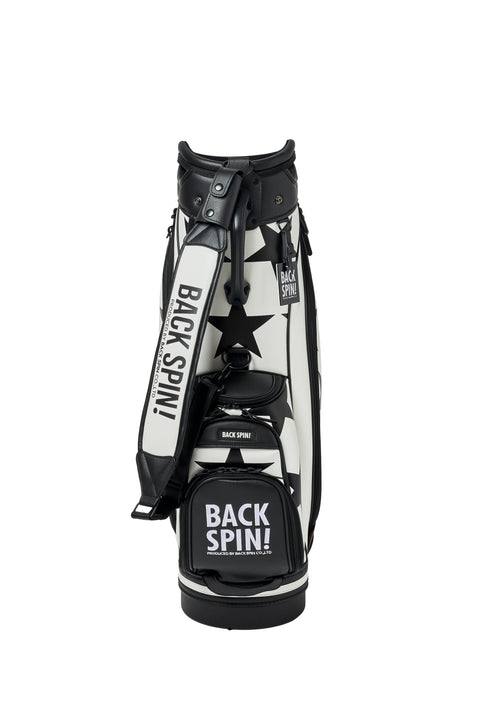 NEW【BACK SPIN!】GOLF BAG - STAR 2024-25 Model (White Black Navy Red Pink Green)