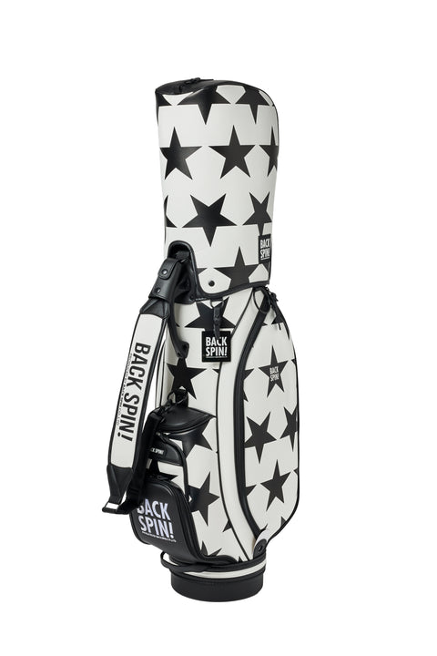 NEW【BACK SPIN!】GOLF BAG - STAR 2024-25 Model (White Black Navy Red Pink Green)