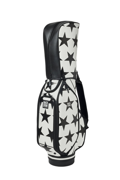 NEW【BACK SPIN!】GOLF BAG - STAR 2024-25 Model (White Black Navy Red Pink Green)