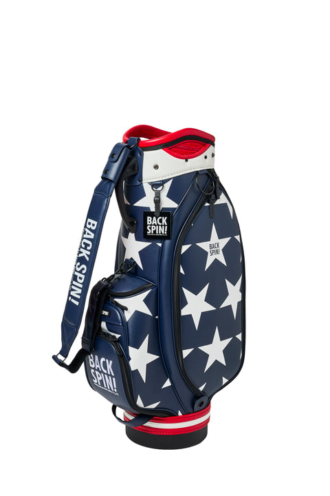 NEW【BACK SPIN!】GOLF BAG - STAR 2024-25 Model (White Black Navy Red Pink Green)