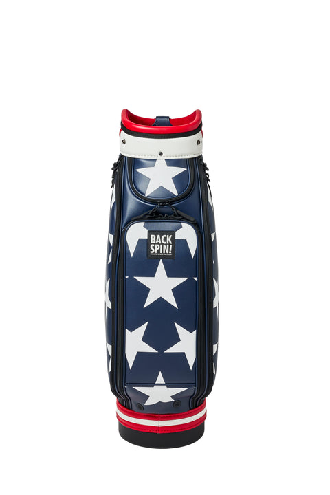 NEW【BACK SPIN!】GOLF BAG - STAR 2024-25 Model (White Black Navy Red Pink Green)