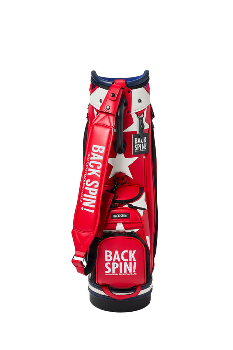 NEW【BACK SPIN!】GOLF BAG - STAR 2024-25 Model (White Black Navy Red Pink Green)