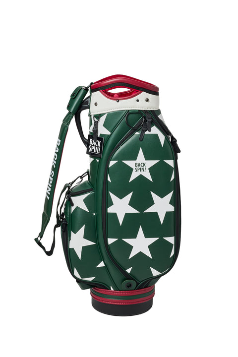 NEW【BACK SPIN!】GOLF BAG - STAR 2024-25 Model (White Black Navy Red Pink Green)