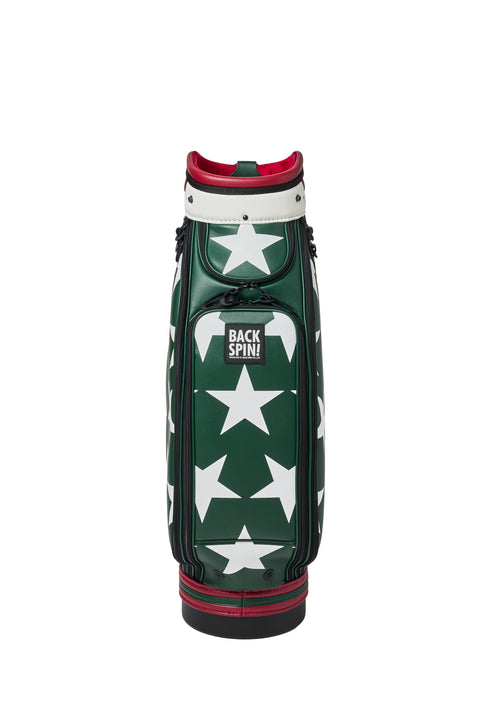 NEW【BACK SPIN!】GOLF BAG - STAR 2024-25 Model (White Black Navy Red Pink Green)