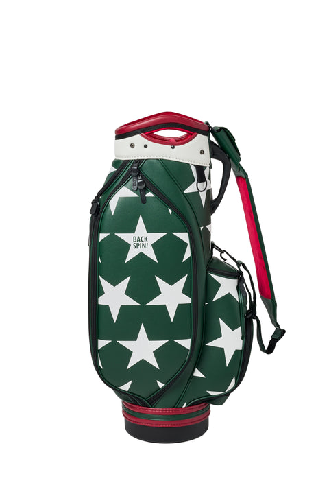 NEW【BACK SPIN!】GOLF BAG - STAR 2024-25 Model (White Black Navy Red Pink Green)