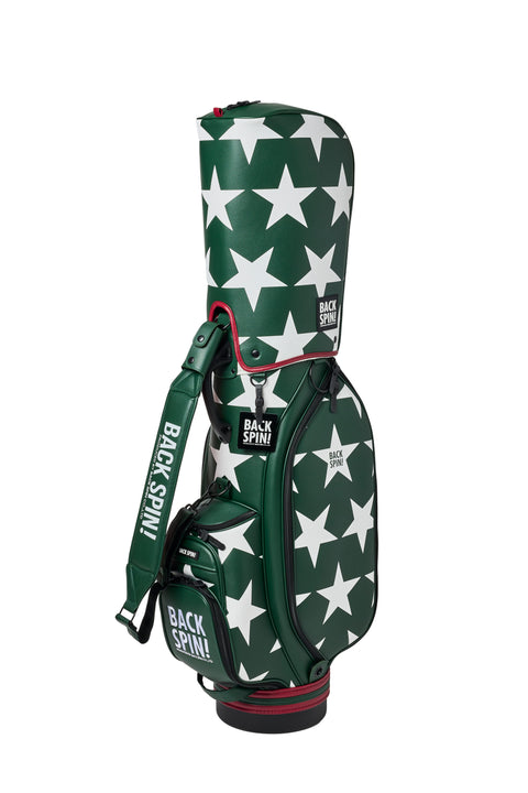 NEW【BACK SPIN!】GOLF BAG - STAR 2024-25 Model (White Black Navy Red Pink Green)