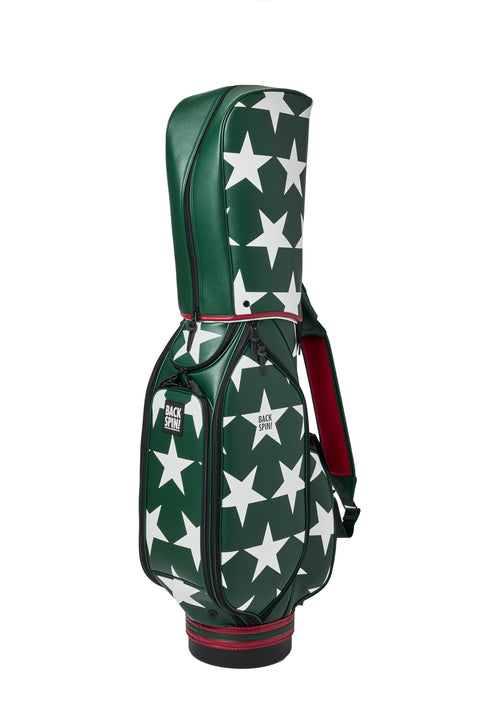 NEW【BACK SPIN!】GOLF BAG - STAR 2024-25 Model (White Black Navy Red Pink Green)