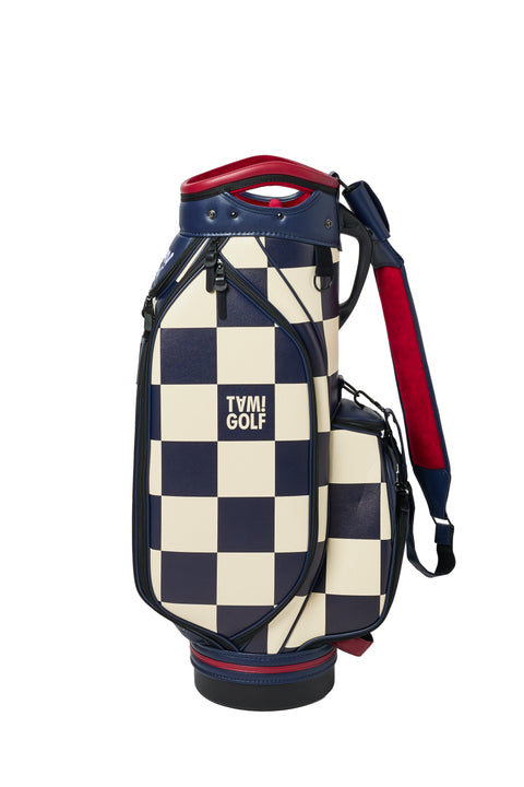 再入荷！新色登場【TAM!GOLF】CHECKER CART TYPE CADDIE BAG(TGBD01C101)