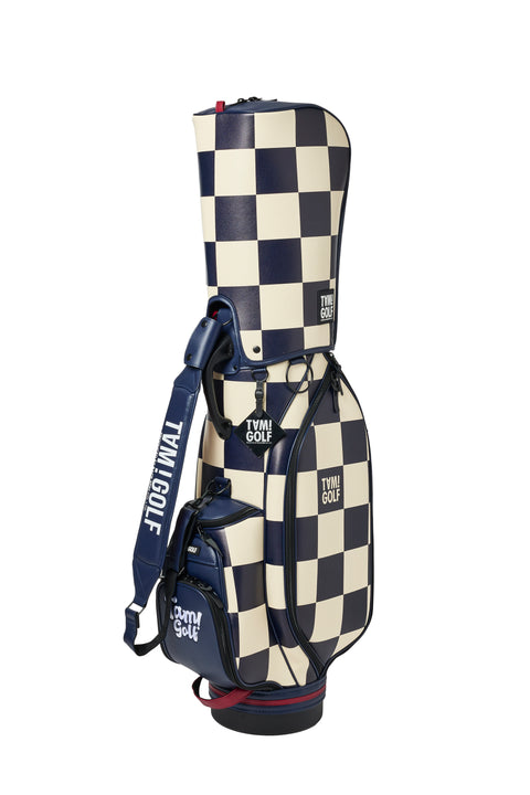 再入荷！新色登場【TAM!GOLF】CHECKER CART TYPE CADDIE BAG(TGBD01C101)