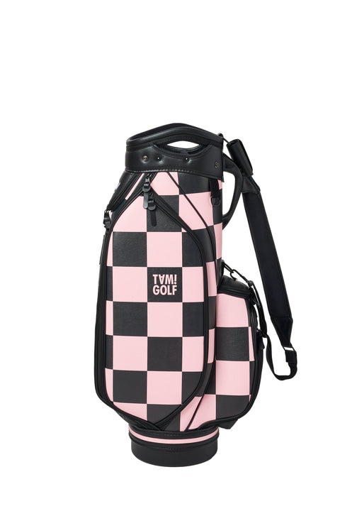 再入荷！新色登場【TAM!GOLF】CHECKER CART TYPE CADDIE BAG(TGBD01C101)