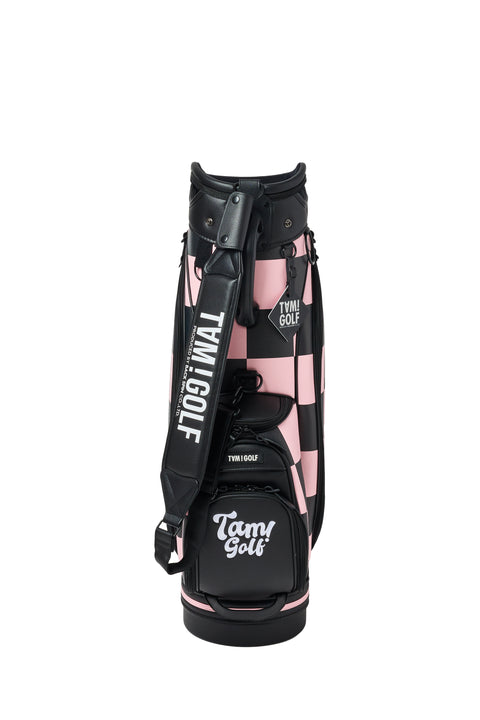 再入荷！新色登場【TAM!GOLF】CHECKER CART TYPE CADDIE BAG(TGBD01C101)