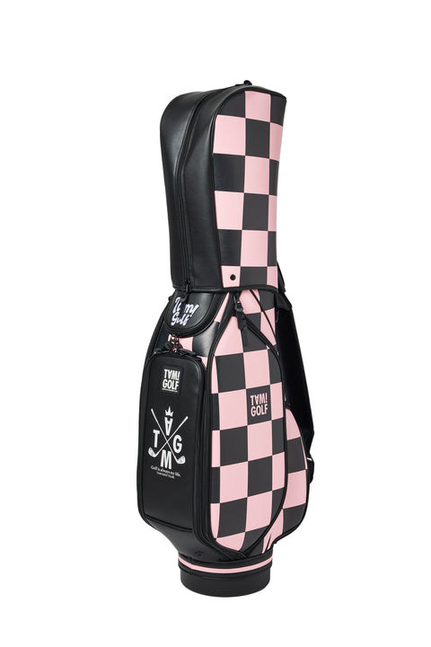 再入荷！新色登場【TAM!GOLF】CHECKER CART TYPE CADDIE BAG(TGBD01C101)