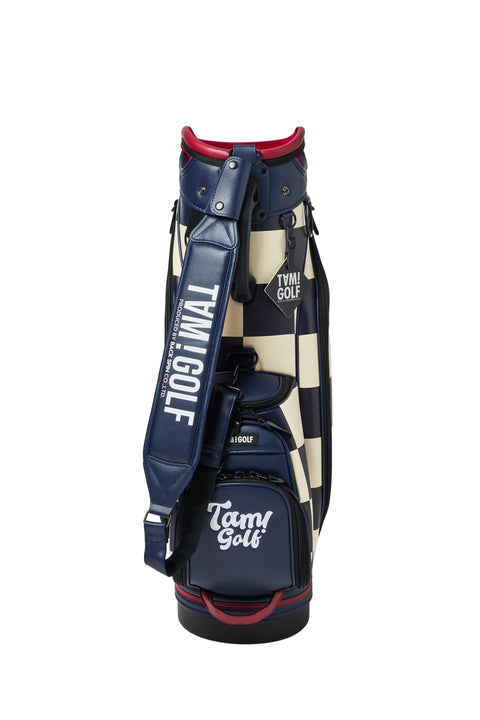 再入荷！新色登場【TAM!GOLF】CHECKER CART TYPE CADDIE BAG(TGBD01C101)