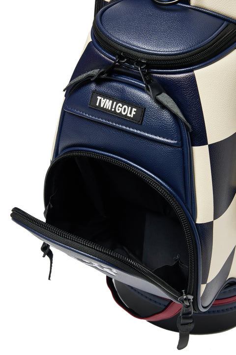 再入荷！新色登場【TAM!GOLF】CHECKER CART TYPE CADDIE BAG(TGBD01C101)