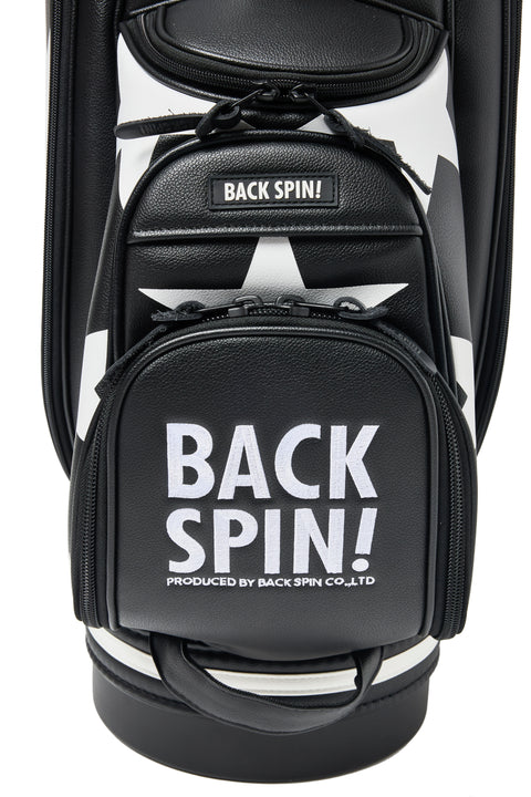 NEW【BACK SPIN!】GOLF BAG - STAR 2024-25 Model (White Black Navy Red Pink Green)