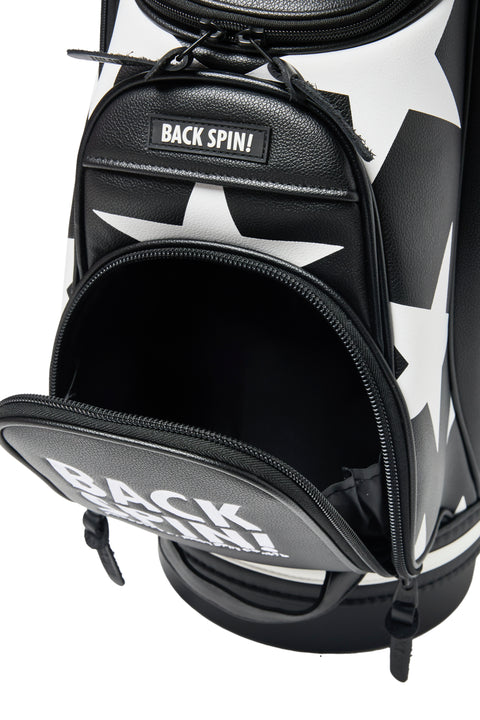 NEW【BACK SPIN!】GOLF BAG - STAR 2024-25 Model (White Black Navy Red Pink Green)