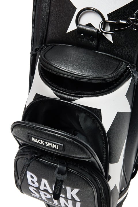 NEW【BACK SPIN!】GOLF BAG - STAR 2024-25 Model (White Black Navy Red Pink Green)