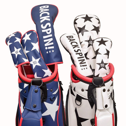 【BACK SPIN!】PU STAR HEAD COVER for Fairway Wood (BSBB02H505)